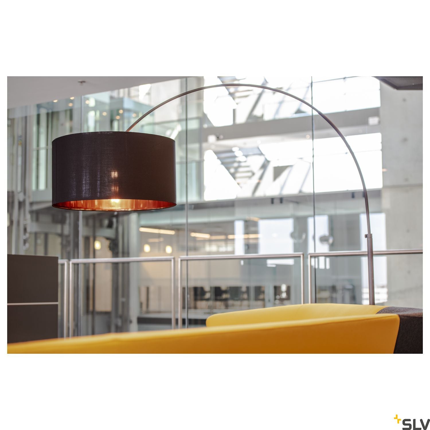 SLV FENDA shade, black/copper, Ø70cm 1000580
