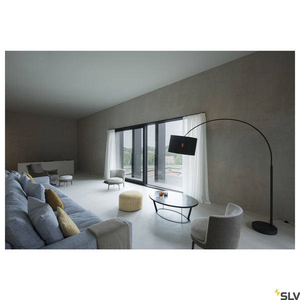 SLV FENDA lamp shade, D455/ H280, black/copper 156122