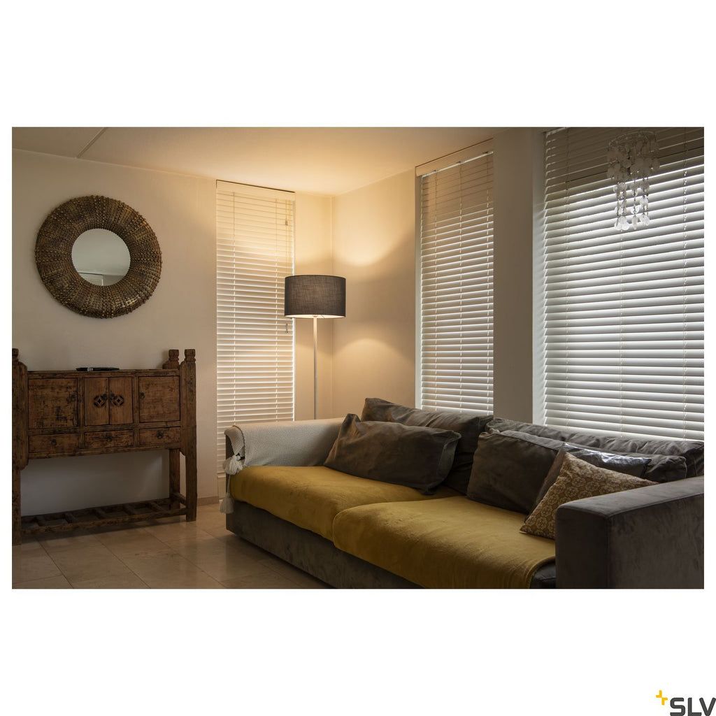 SLV FENDA 45 cm round lampshade, grey 1004775