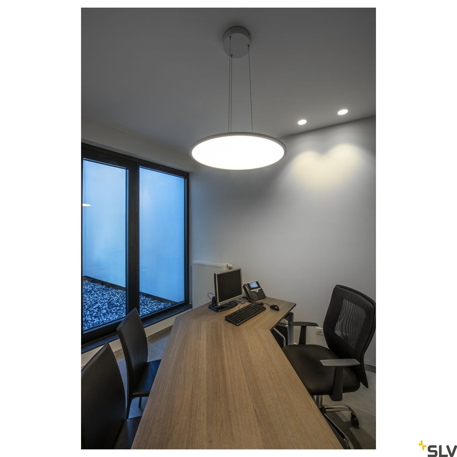SLV PANEL 60 DALI LED pendant light grey 4000K 1003047