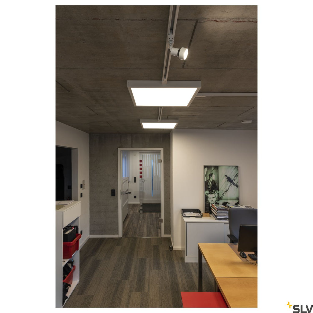 SLV PURI lamp head, white, GU10, max. 50W, incl. 3-circuit adapter 153561