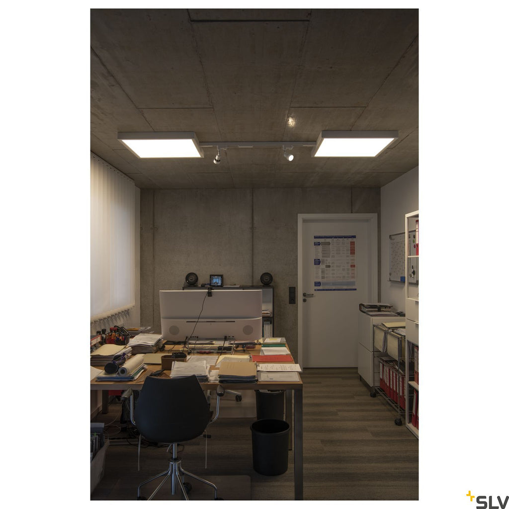 SLV PURI lamp head, white, GU10, max. 50W, incl. 3-circuit adapter 153561