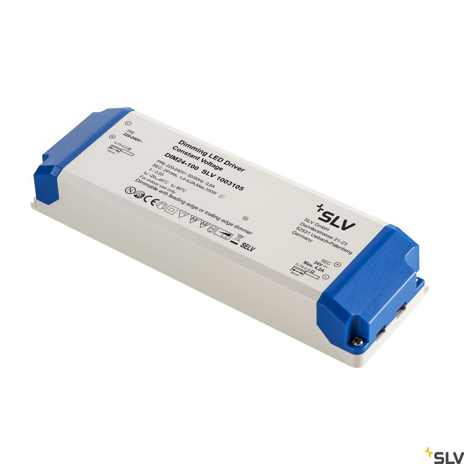 SLV LED POWER SUPPLY 100W 24V TRIAC DIMMABLE 1003105