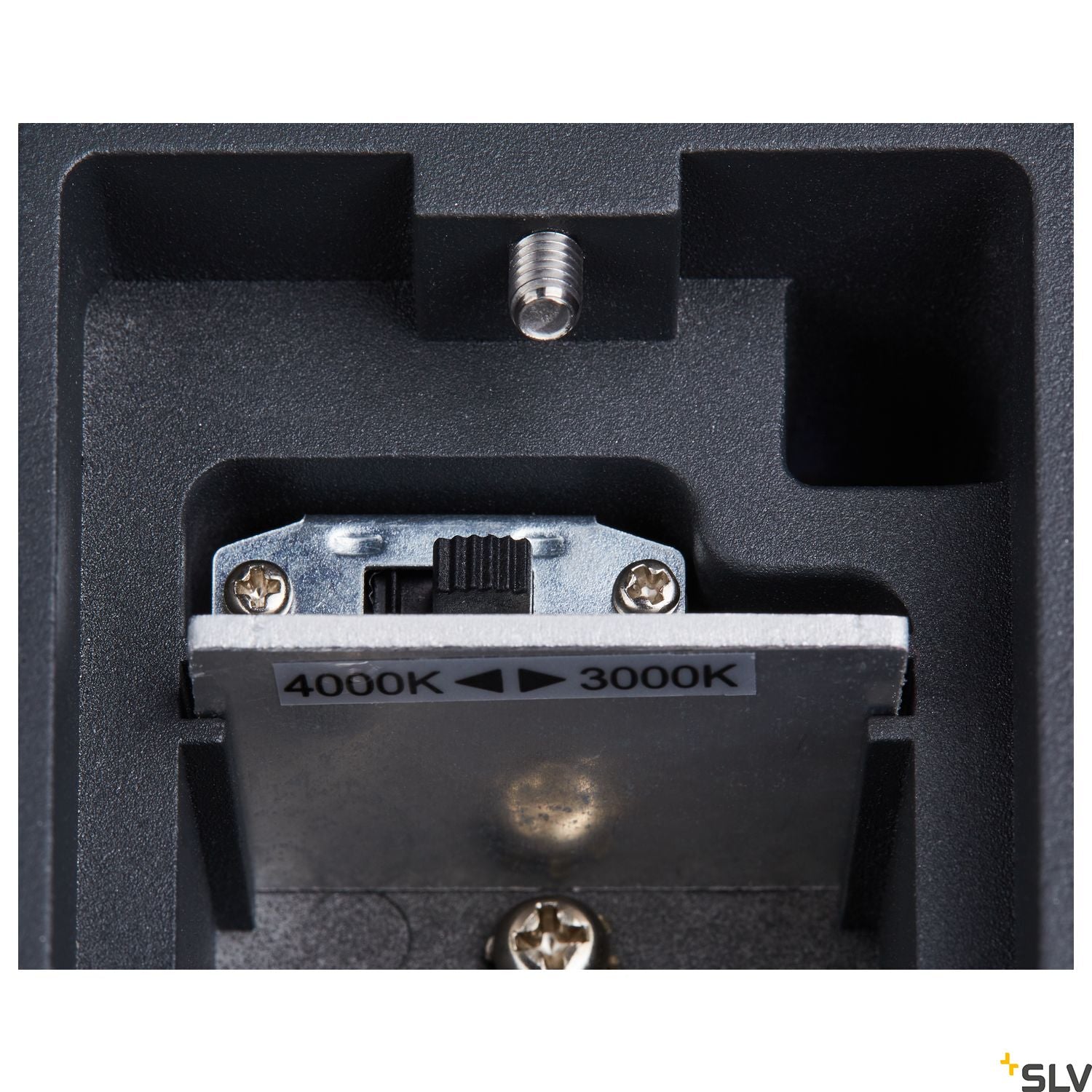 SLV ENOLA SQUARE S single outdoor LED surface-mounted wall light anthracite CCT 3000/4000K 1003416
