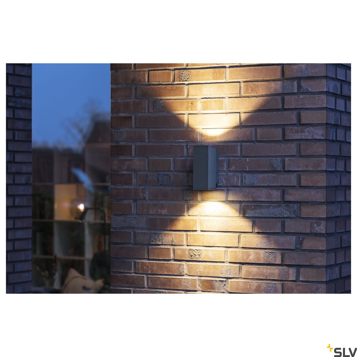 SLV ENOLA SQUARE UP/DOWN S outdoor LED surface-mounted wall light anthracite CCT 3000/4000K 1003418