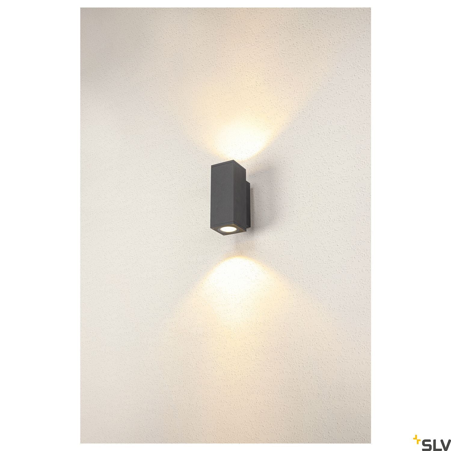 SLV ENOLA SQUARE UP/DOWN S outdoor LED surface-mounted wall light anthracite CCT 3000/4000K 1003418
