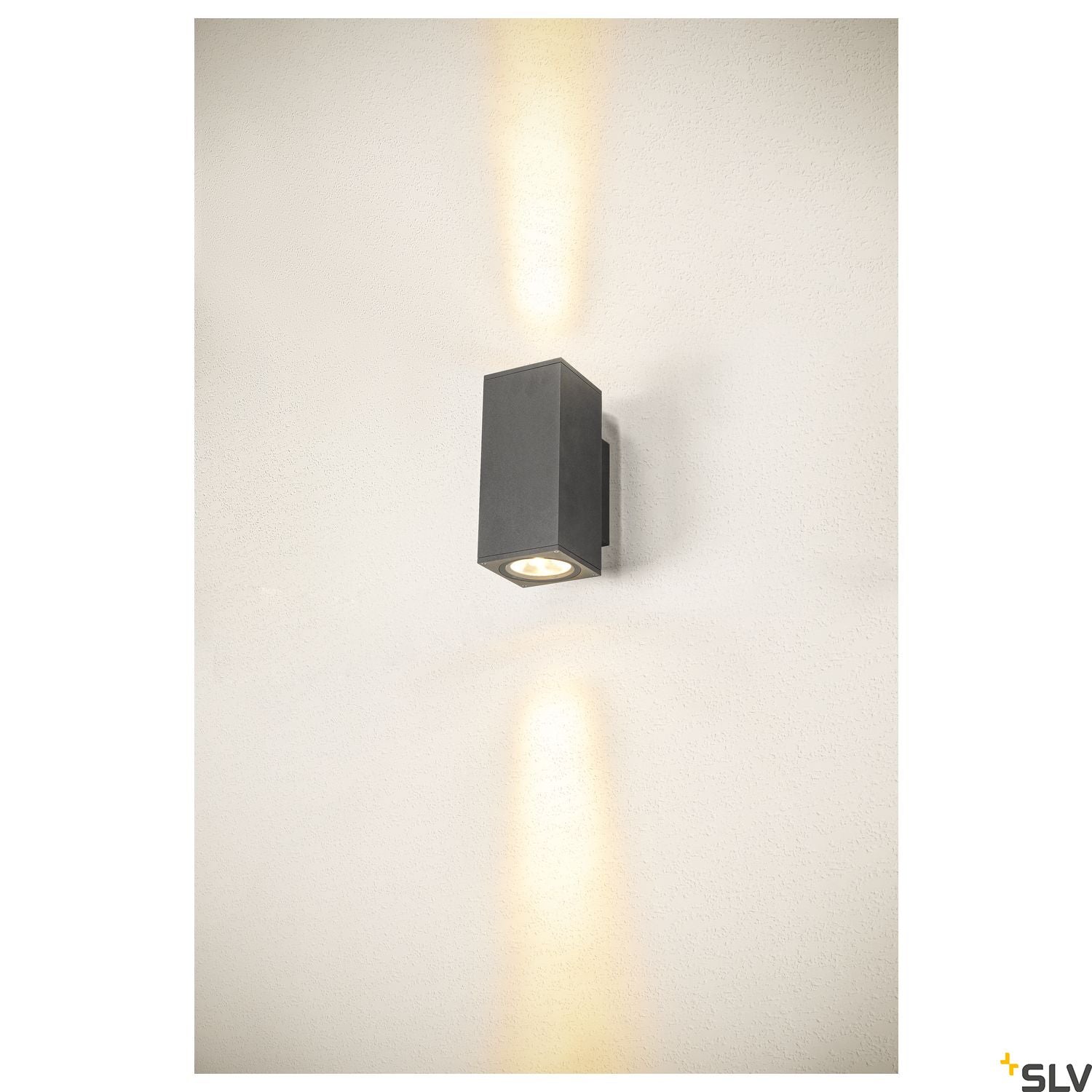 SLV ENOLA SQUARE UP/DOWN M outdoor LED surface-mounted wall light anthracite CCT 3000/4000K 1003419