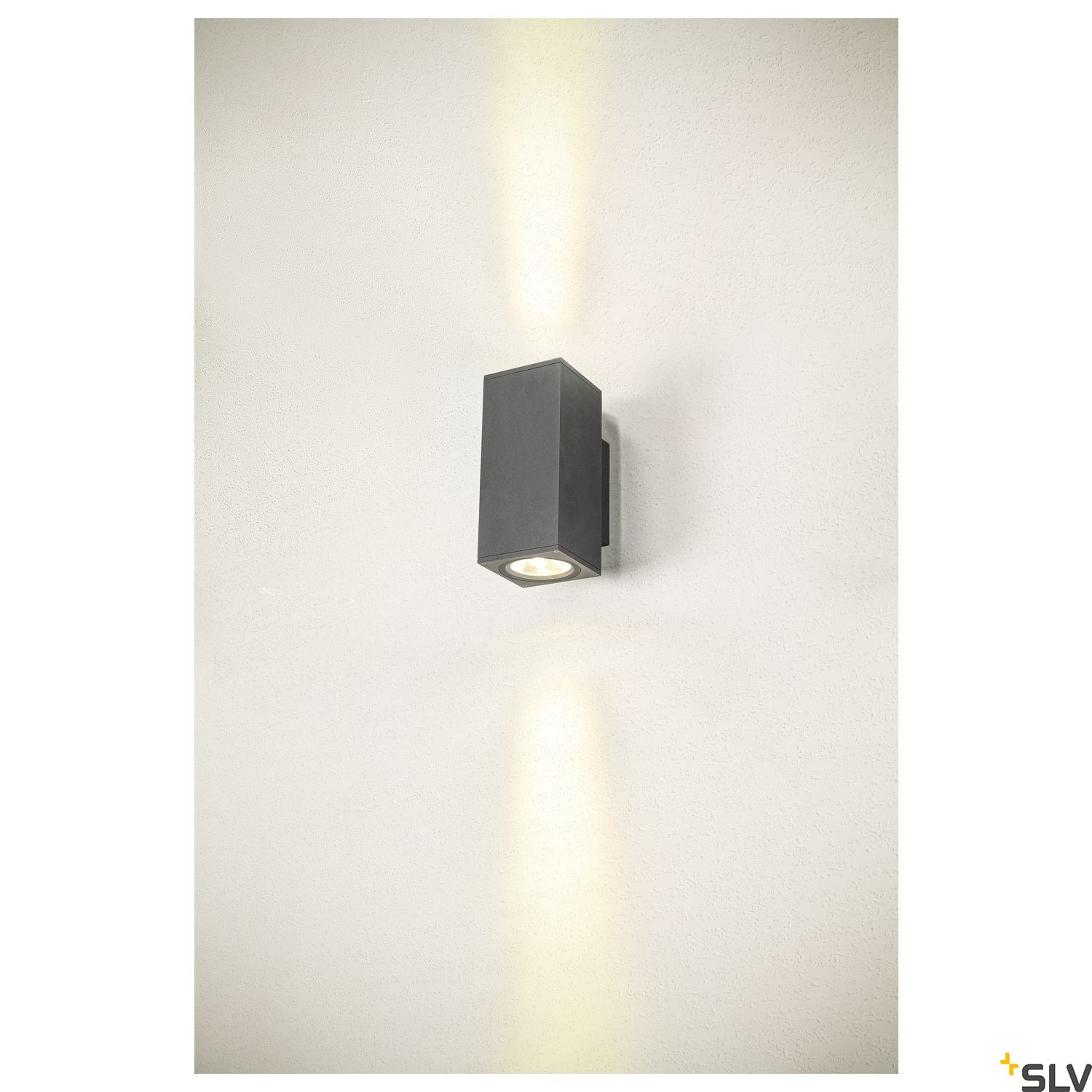 SLV ENOLA SQUARE UP/DOWN M outdoor LED surface-mounted wall light anthracite CCT 3000/4000K 1003419