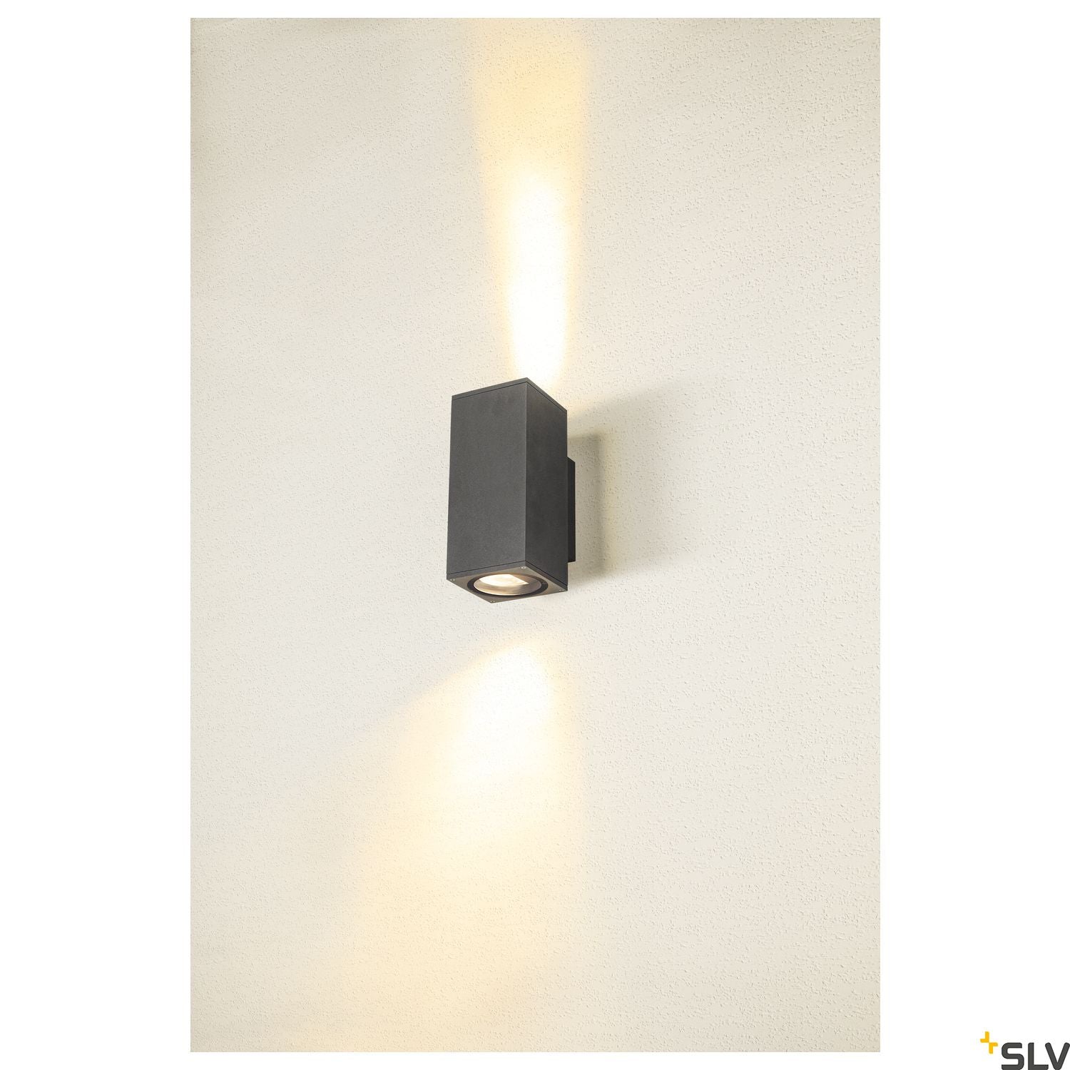 SLV ENOLA SQUARE UP/DOWN M outdoor LED surface-mounted wall light anthracite CCT 3000/4000K 1003419