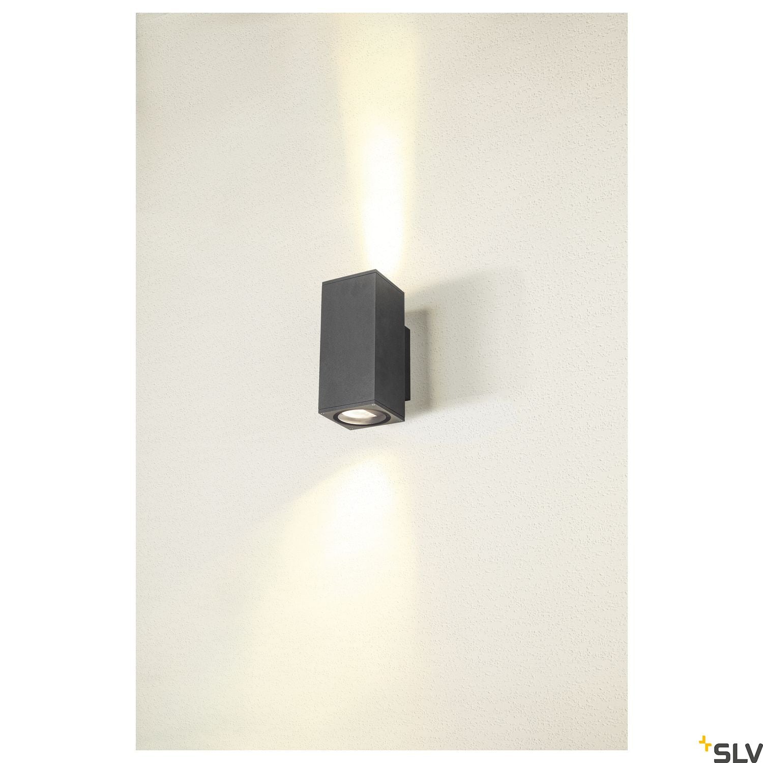 SLV ENOLA SQUARE UP/DOWN M outdoor LED surface-mounted wall light anthracite CCT 3000/4000K 1003419