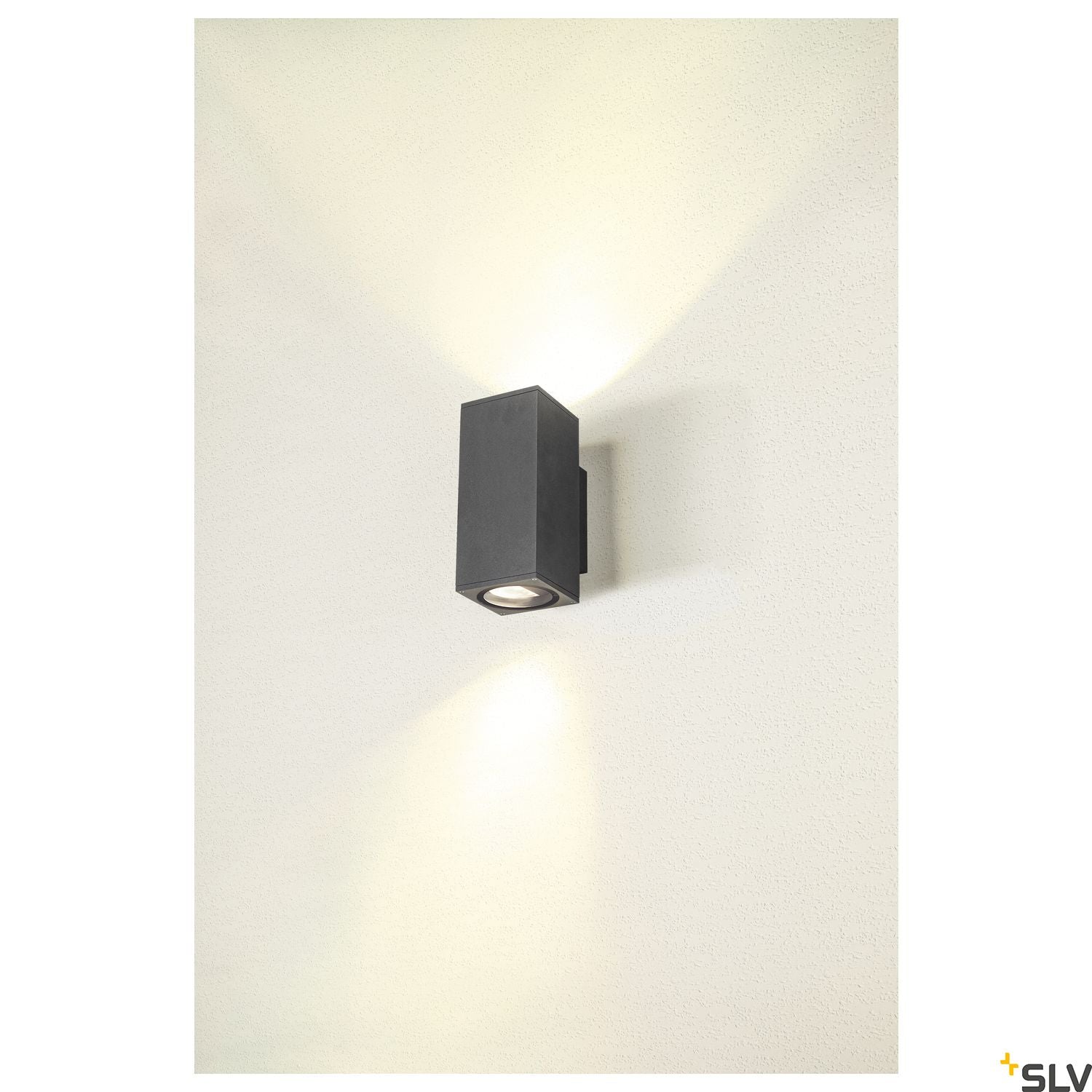 SLV ENOLA SQUARE UP/DOWN M outdoor LED surface-mounted wall light anthracite CCT 3000/4000K 1003419