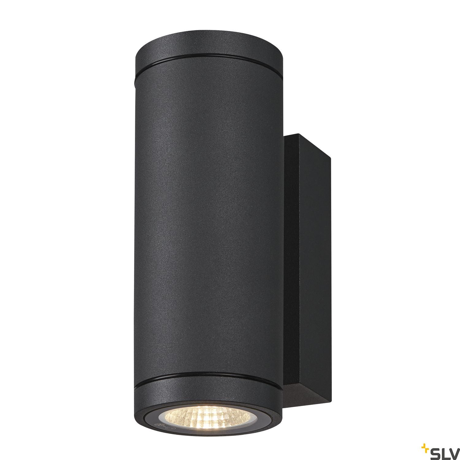 SLV ENOLA ROUND UP/DOWN S outdoor LED surface-mounted wall light anthracite CCT 3000/4000K 1003424