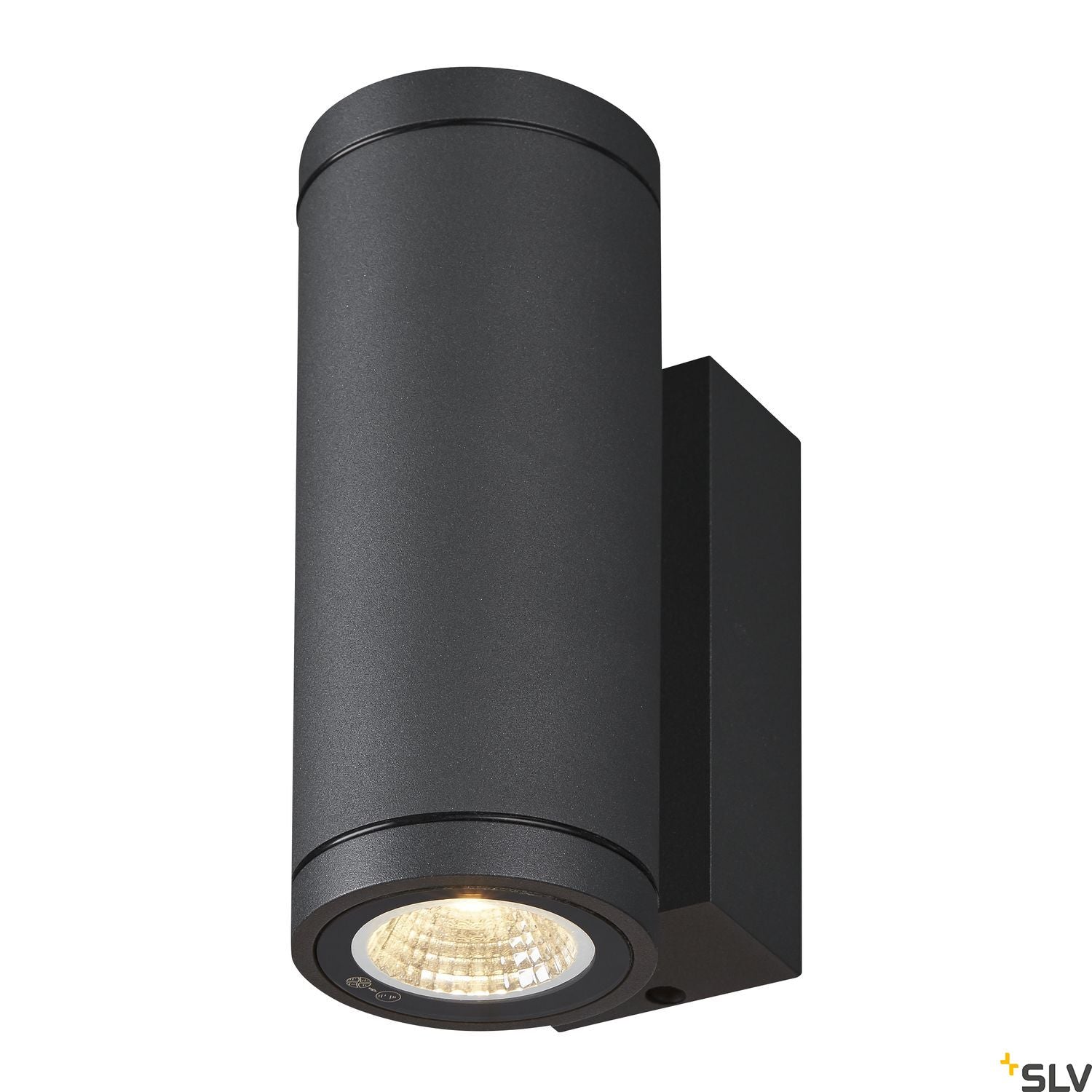 SLV ENOLA ROUND UP/DOWN S outdoor LED surface-mounted wall light anthracite CCT 3000/4000K 1003424