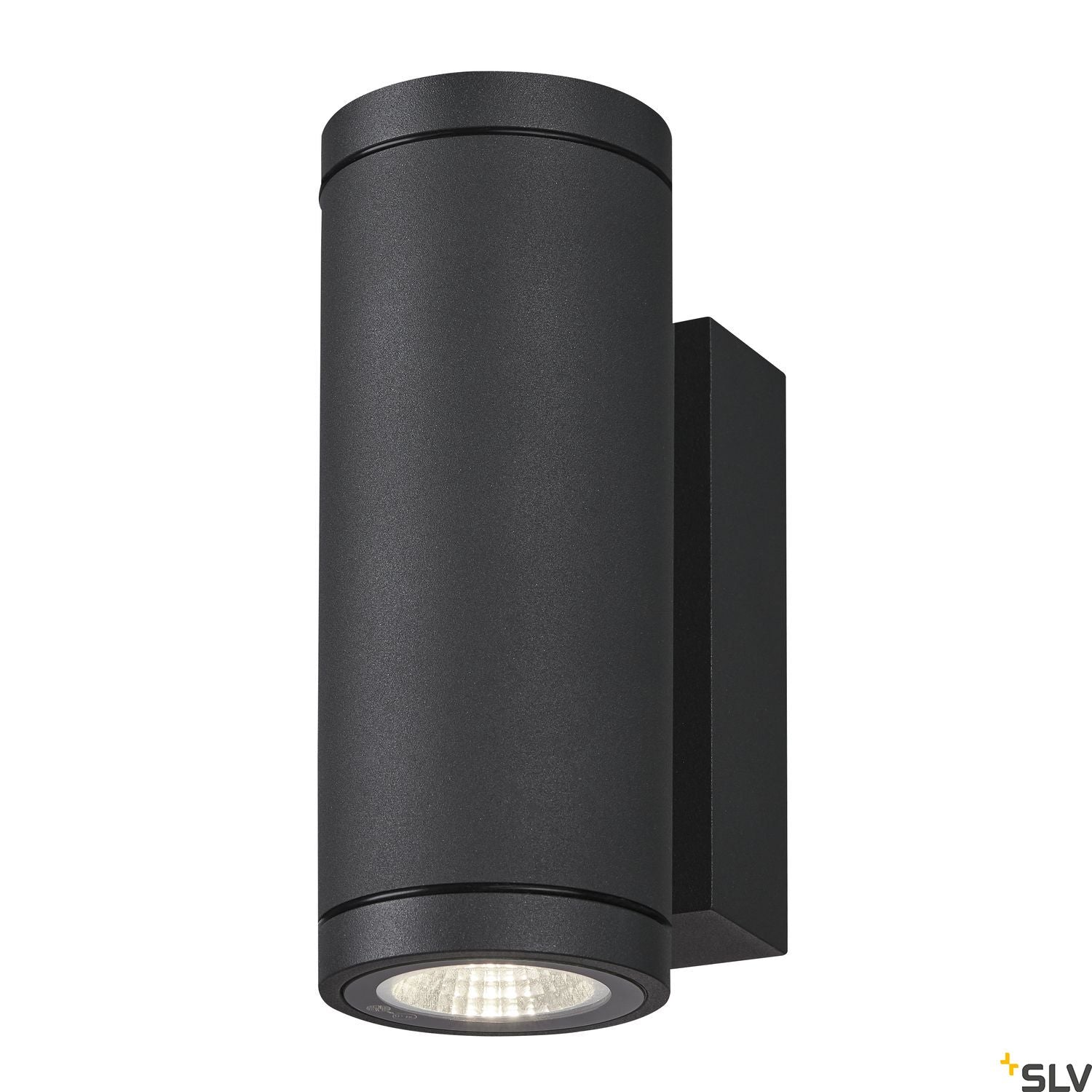 SLV ENOLA ROUND UP/DOWN S outdoor LED surface-mounted wall light anthracite CCT 3000/4000K 1003424