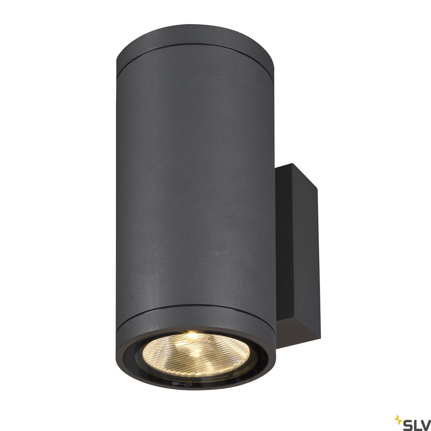 SLV ENOLA ROUND UP/DOWN M outdoor LED surface-mounted wall light anthracite CCT 3000/4000K 1003425