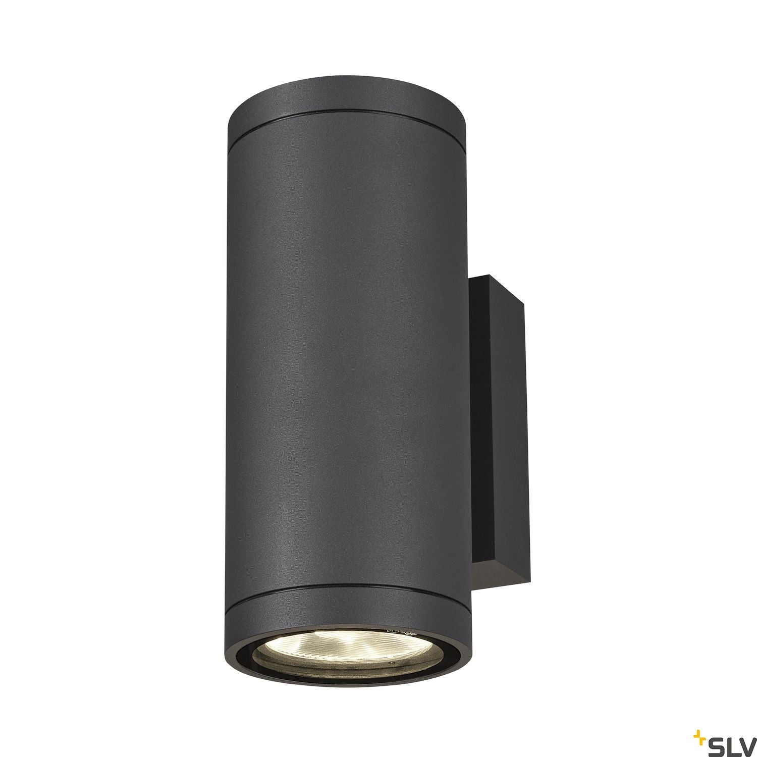 SLV ENOLA ROUND UP/DOWN M outdoor LED surface-mounted wall light anthracite CCT 3000/4000K 1003425