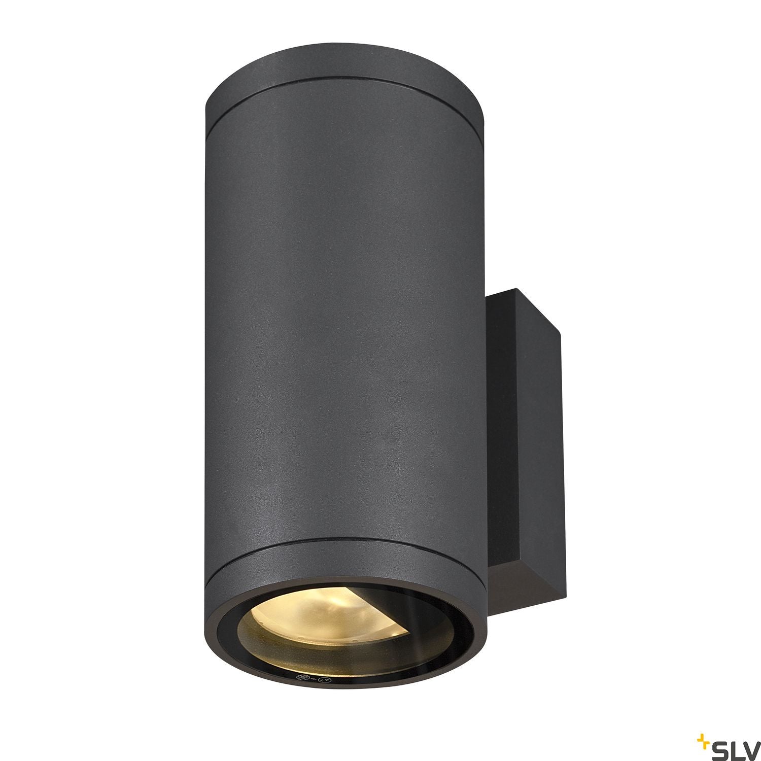 SLV ENOLA ROUND UP/DOWN M outdoor LED surface-mounted wall light anthracite CCT 3000/4000K 1003425