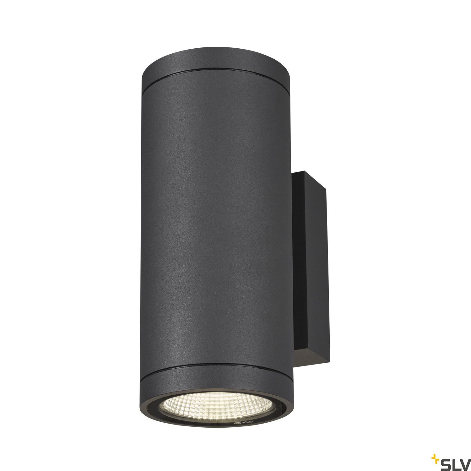 SLV ENOLA ROUND UP/DOWN M outdoor LED surface-mounted wall light anthracite CCT 3000/4000K 1003425