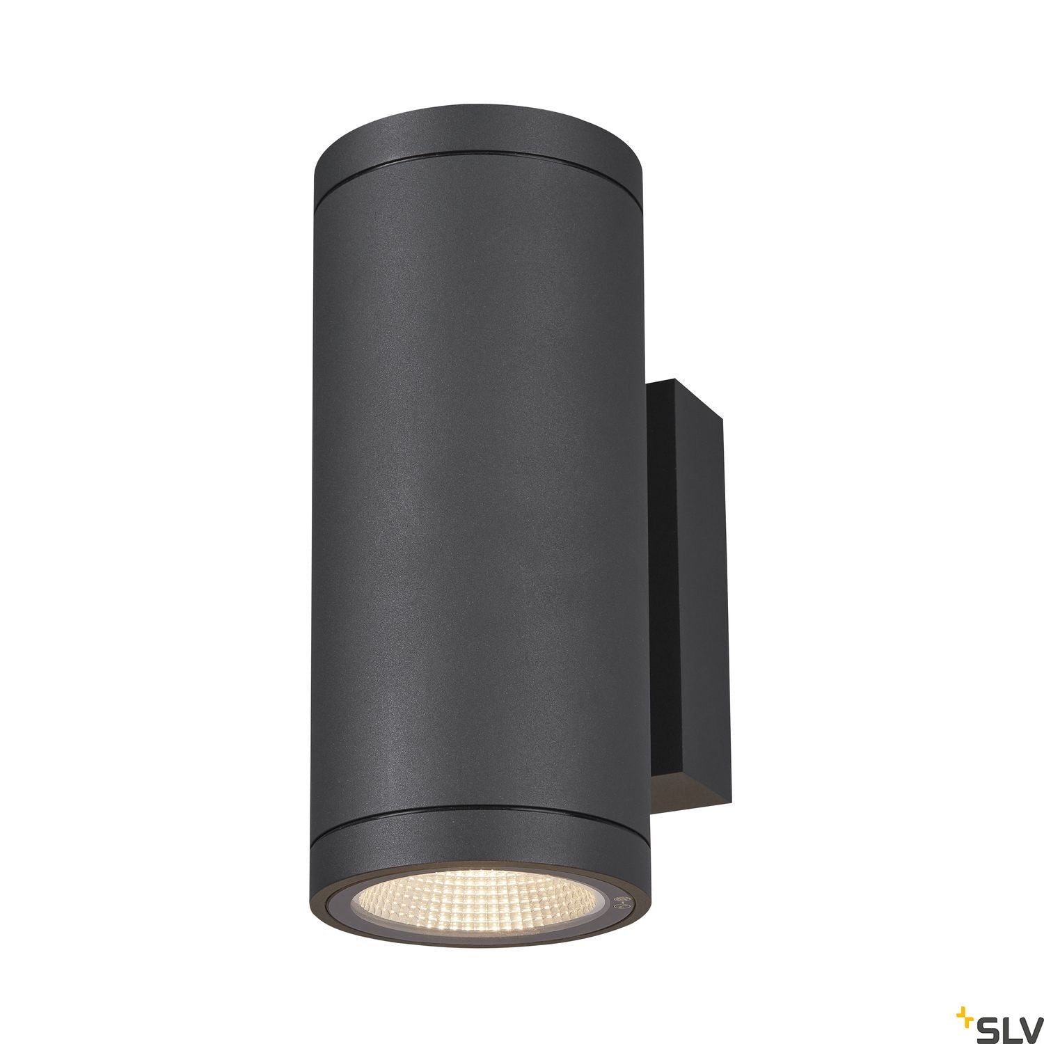 SLV ENOLA ROUND UP/DOWN M outdoor LED surface-mounted wall light anthracite CCT 3000/4000K 1003425