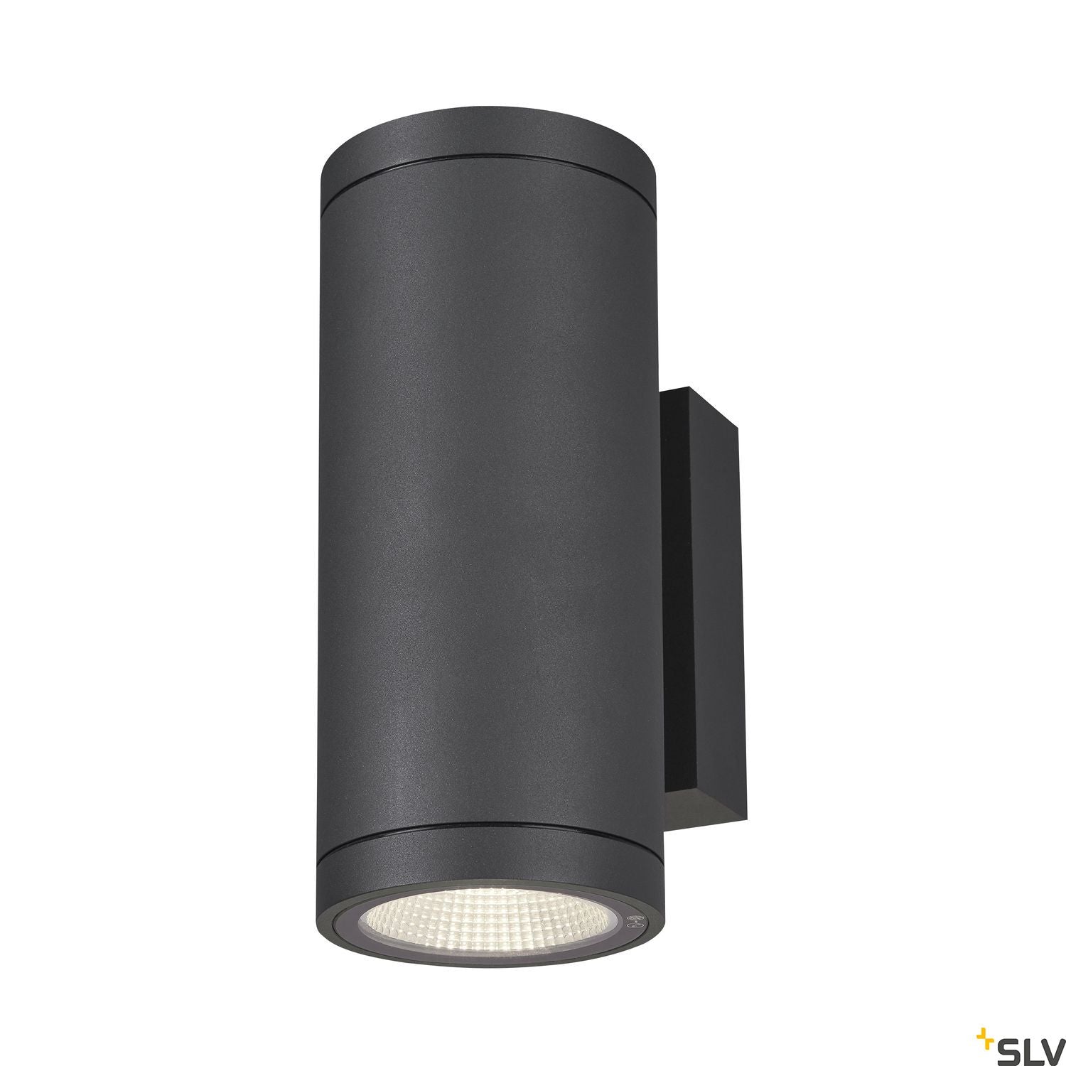 SLV ENOLA ROUND UP/DOWN M outdoor LED surface-mounted wall light anthracite CCT 3000/4000K 1003425