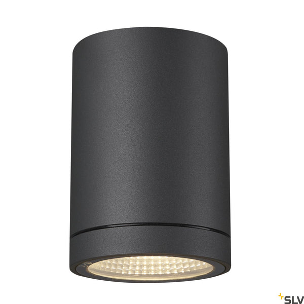 SLV ENOLA ROUND S outdoor LED surface-mounted ceiling light anthracite CCT 3000/4000K 1003426