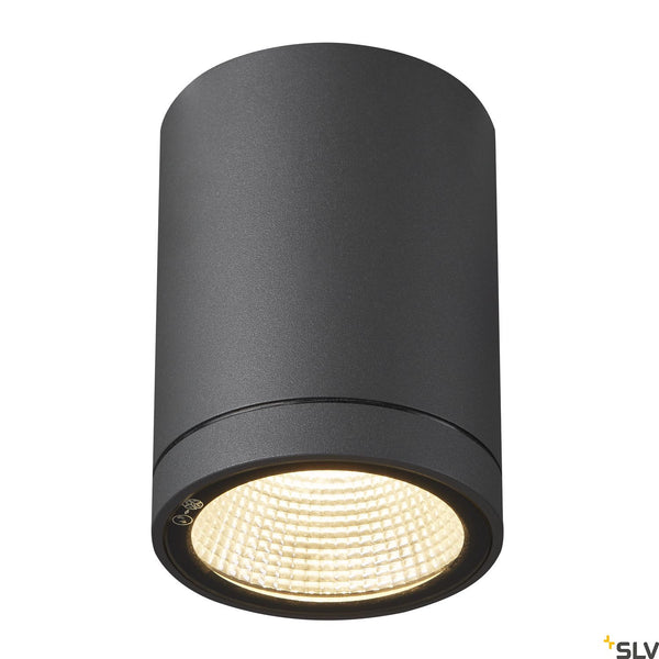 SLV ENOLA ROUND S outdoor LED surface-mounted ceiling light anthracite CCT 3000/4000K 1003426