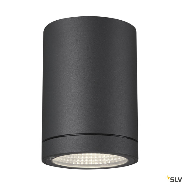 SLV ENOLA ROUND S outdoor LED surface-mounted ceiling light anthracite CCT 3000/4000K 1003426