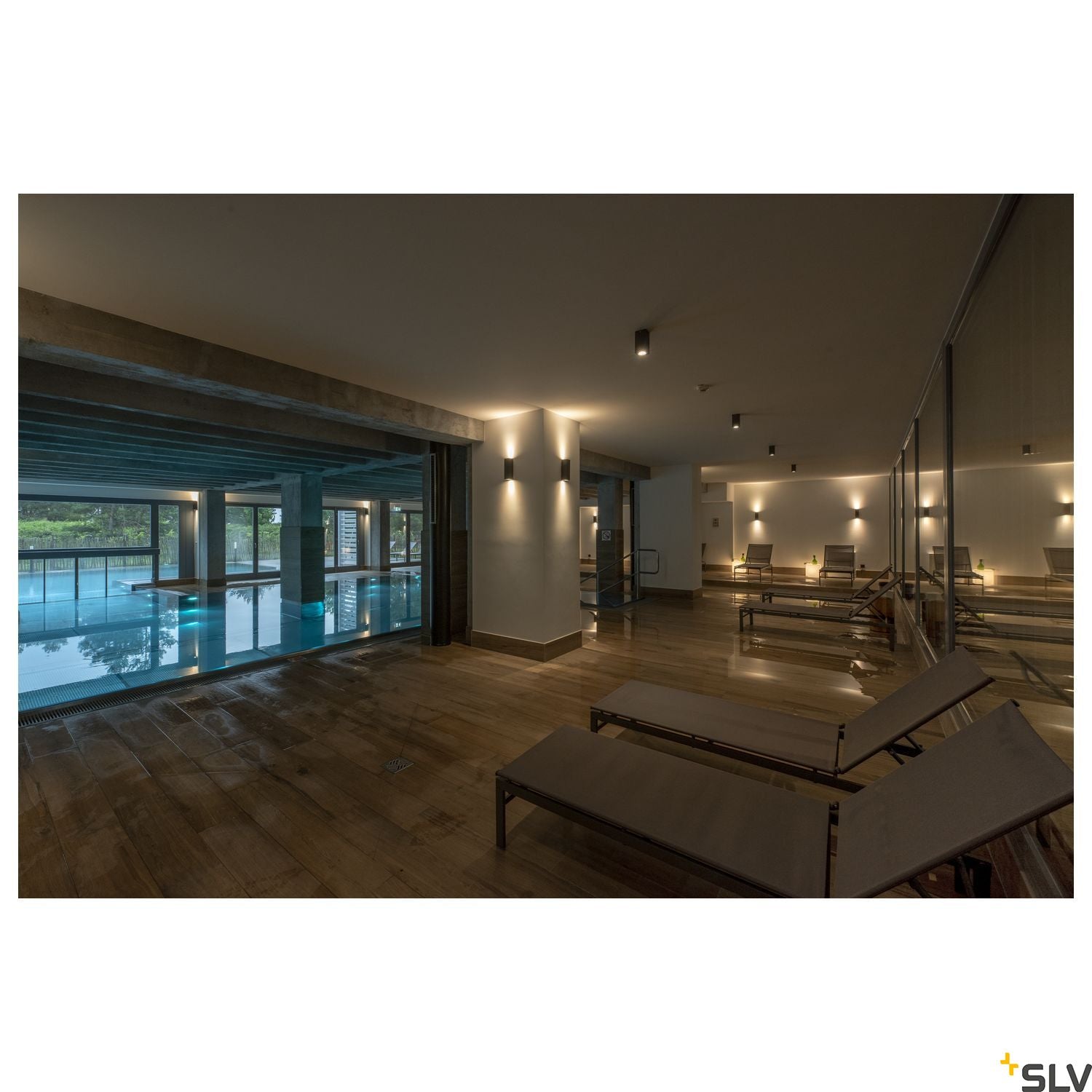 SLV THEO UP/DOWN, QPAR51, Wall luminaire, anthracite, max. 2x50W 1000330