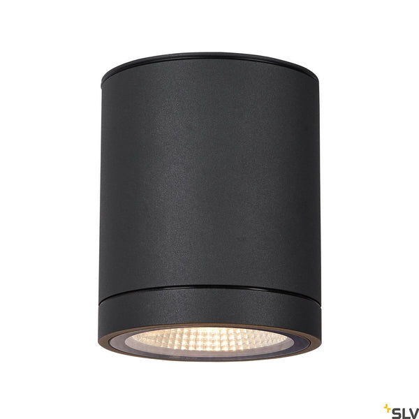 SLV ENOLA ROUND M outdoor LED surface-mounted ceiling light anthracite CCT 3000/4000K 1003427