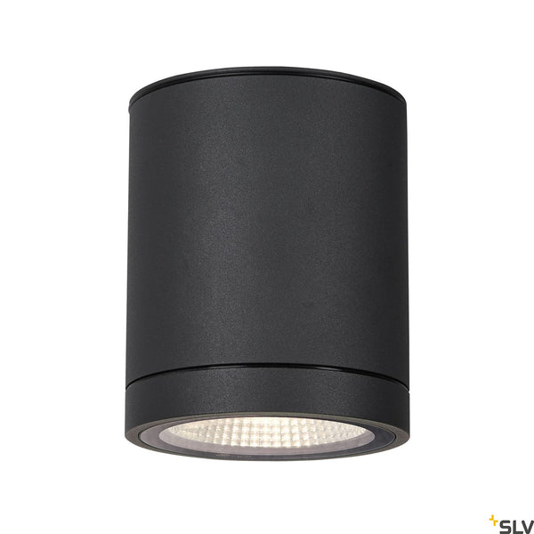 SLV ENOLA ROUND M outdoor LED surface-mounted ceiling light anthracite CCT 3000/4000K 1003427