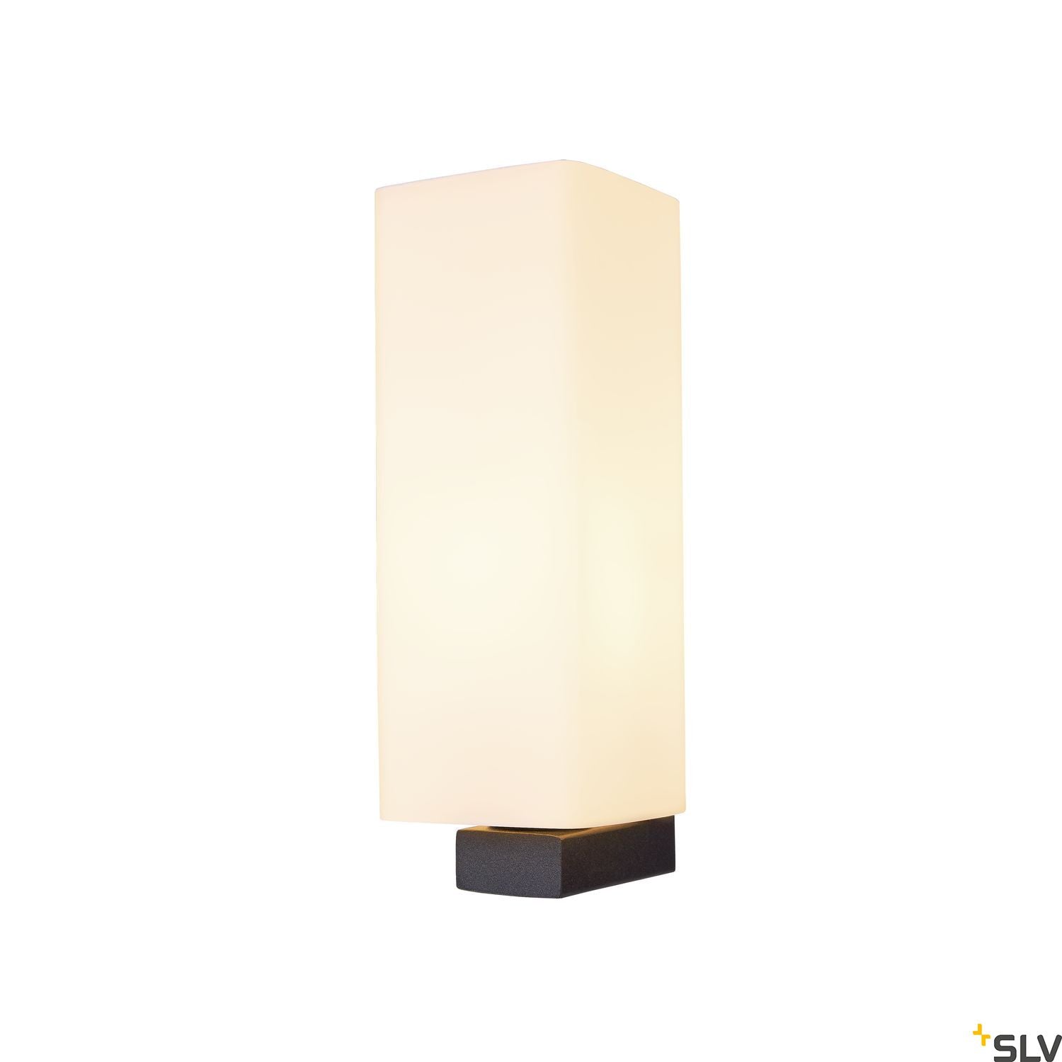 SLV QUADRASS indoor surface-mounted wall light E27 black 1003430