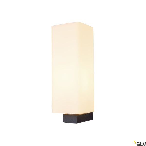 SLV QUADRASS indoor surface-mounted wall light E27 black 1003430
