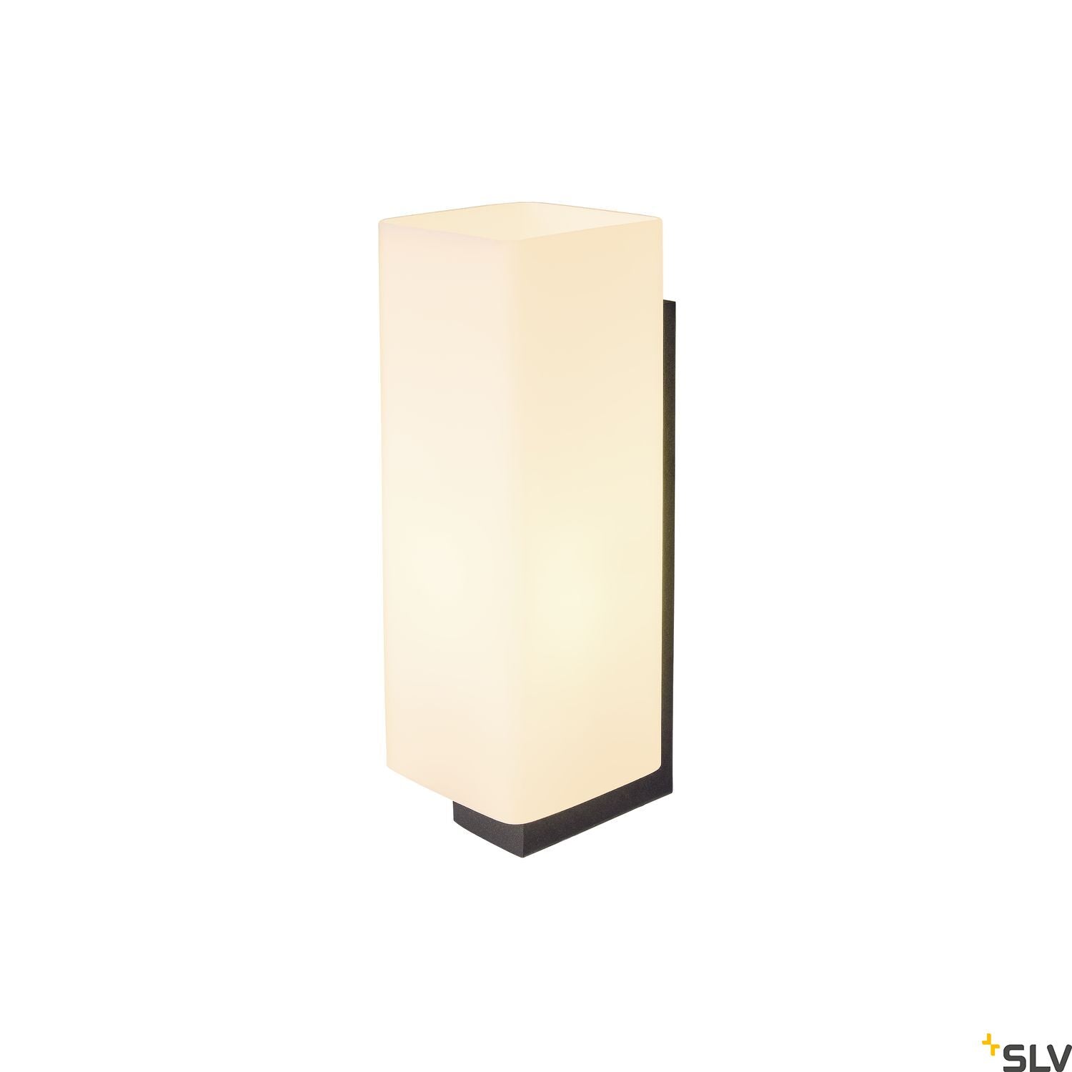 SLV QUADRASS indoor surface-mounted wall light E27 black 1003430