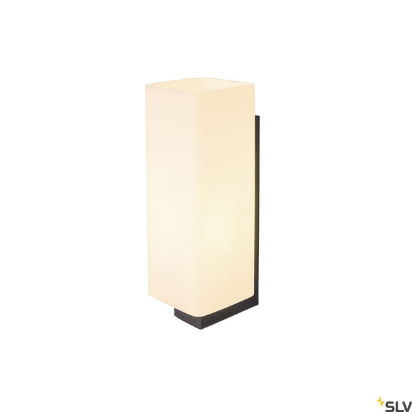 SLV QUADRASS indoor surface-mounted wall light E27 black 1003430