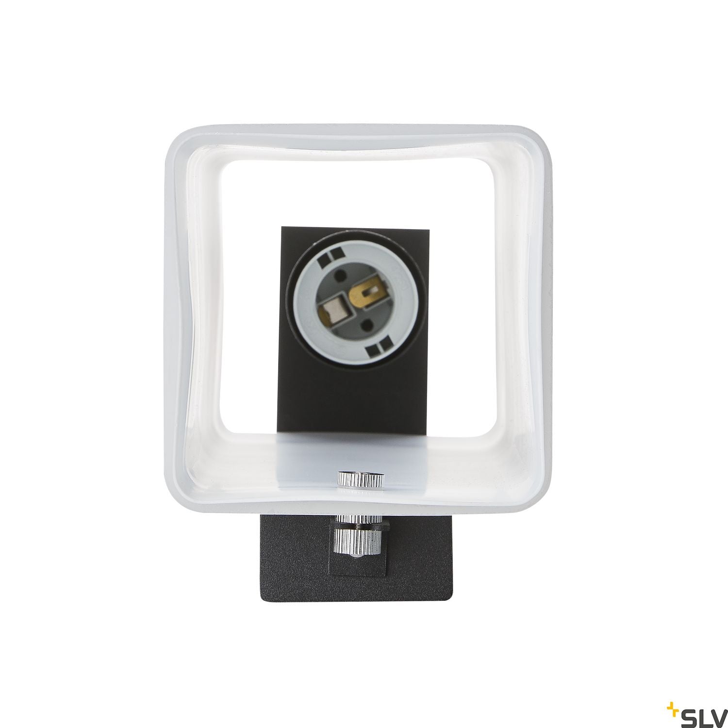 SLV QUADRASS indoor surface-mounted wall light E27 black 1003430