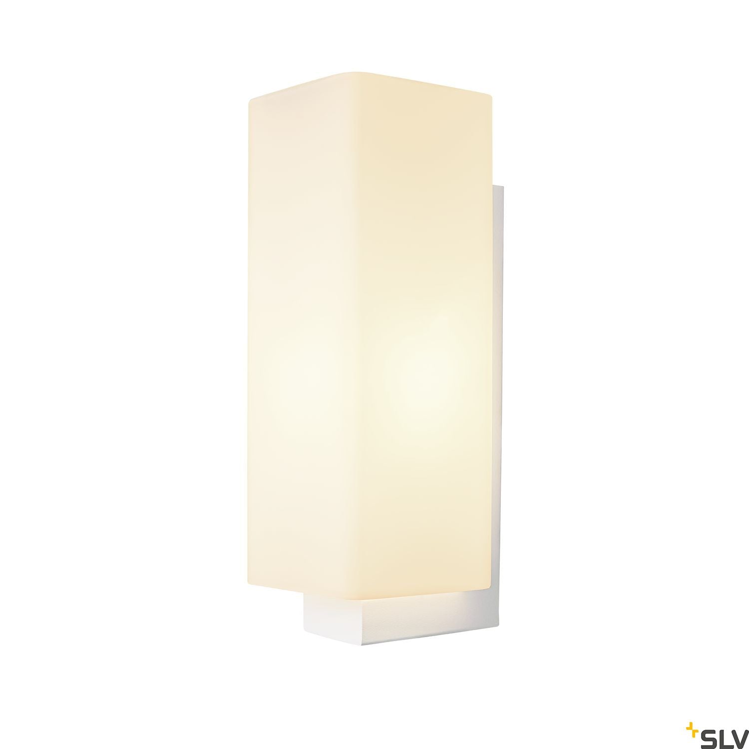 SLV QUADRASS indoor surface-mounted wall light E27 white 1003431