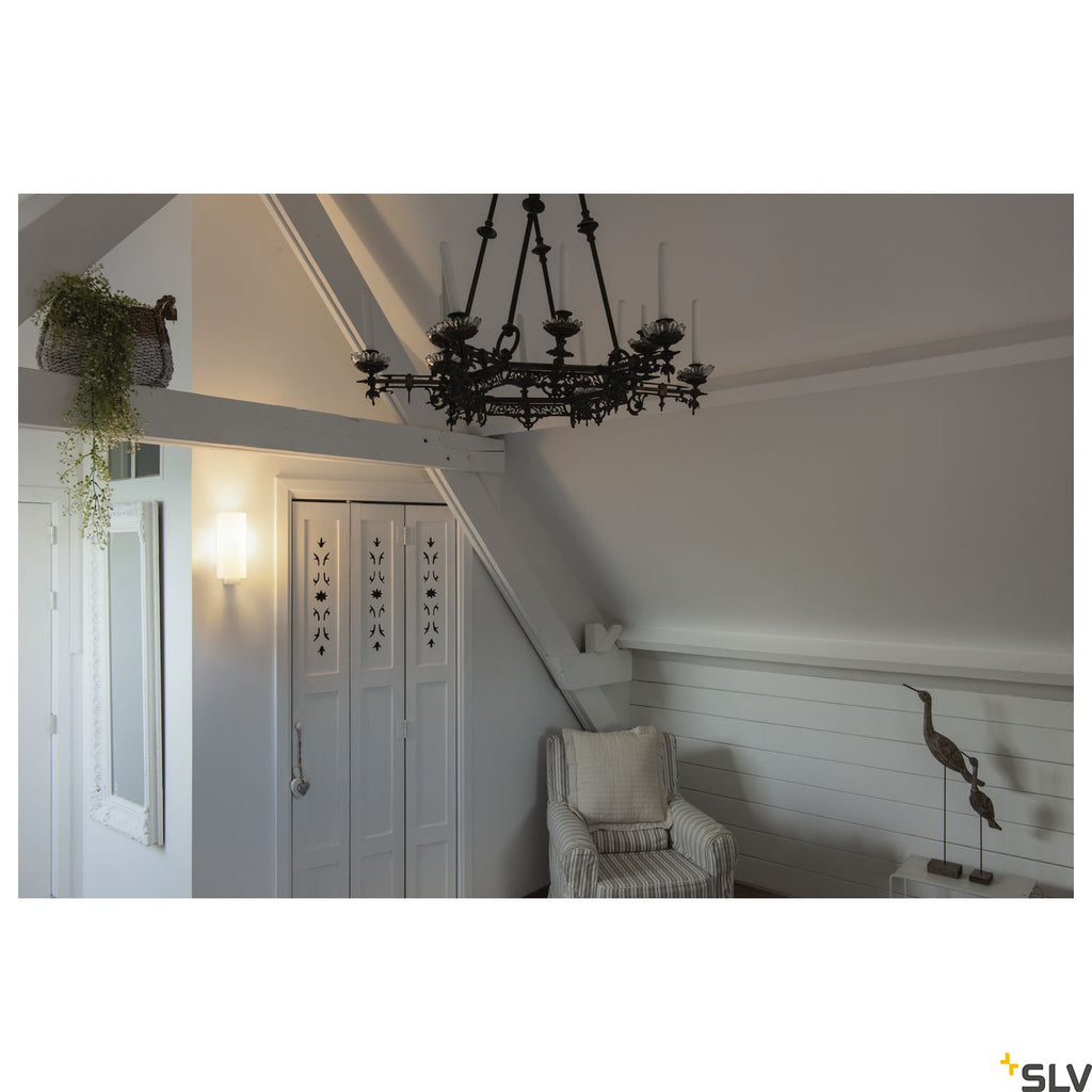 SLV QUADRASS indoor surface-mounted wall light E27 white 1003431