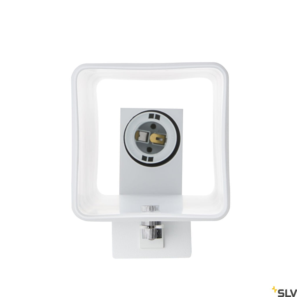 SLV QUADRASS indoor surface-mounted wall light E27 white 1003431
