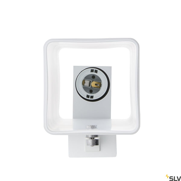 SLV QUADRASS indoor surface-mounted wall light E27 white 1003431