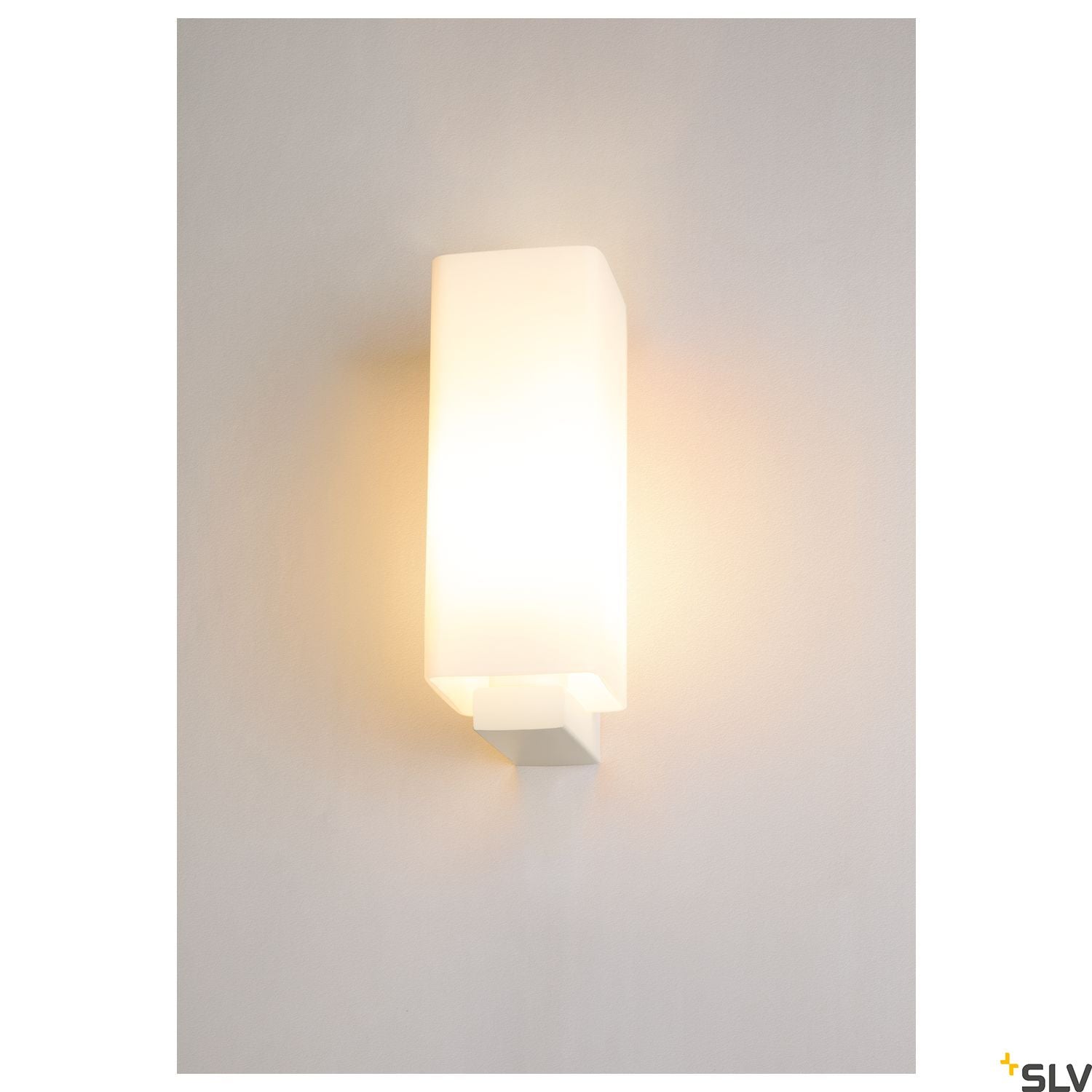 SLV QUADRASS indoor surface-mounted wall light E27 white 1003431