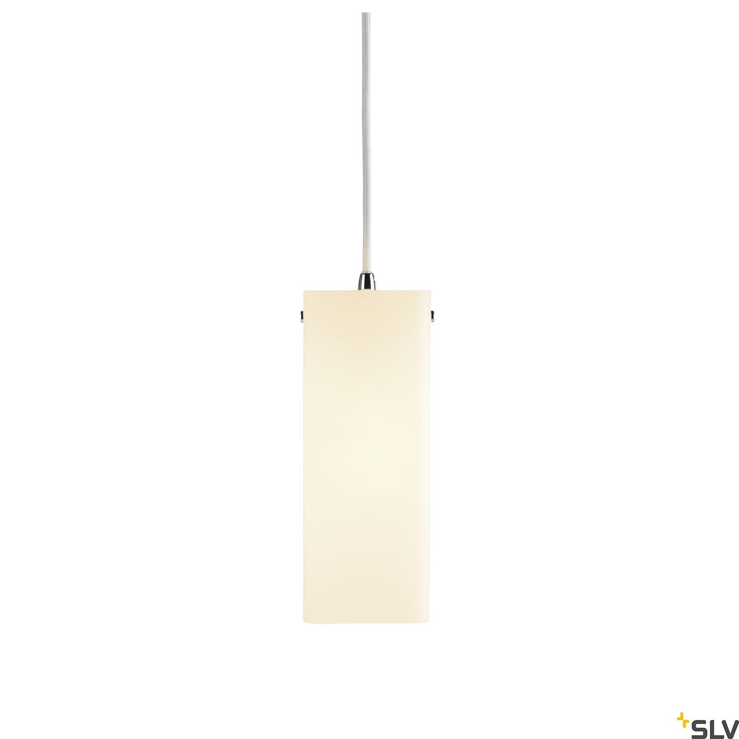 SLV QUADRASS Indoor pendant E27 white 1003432