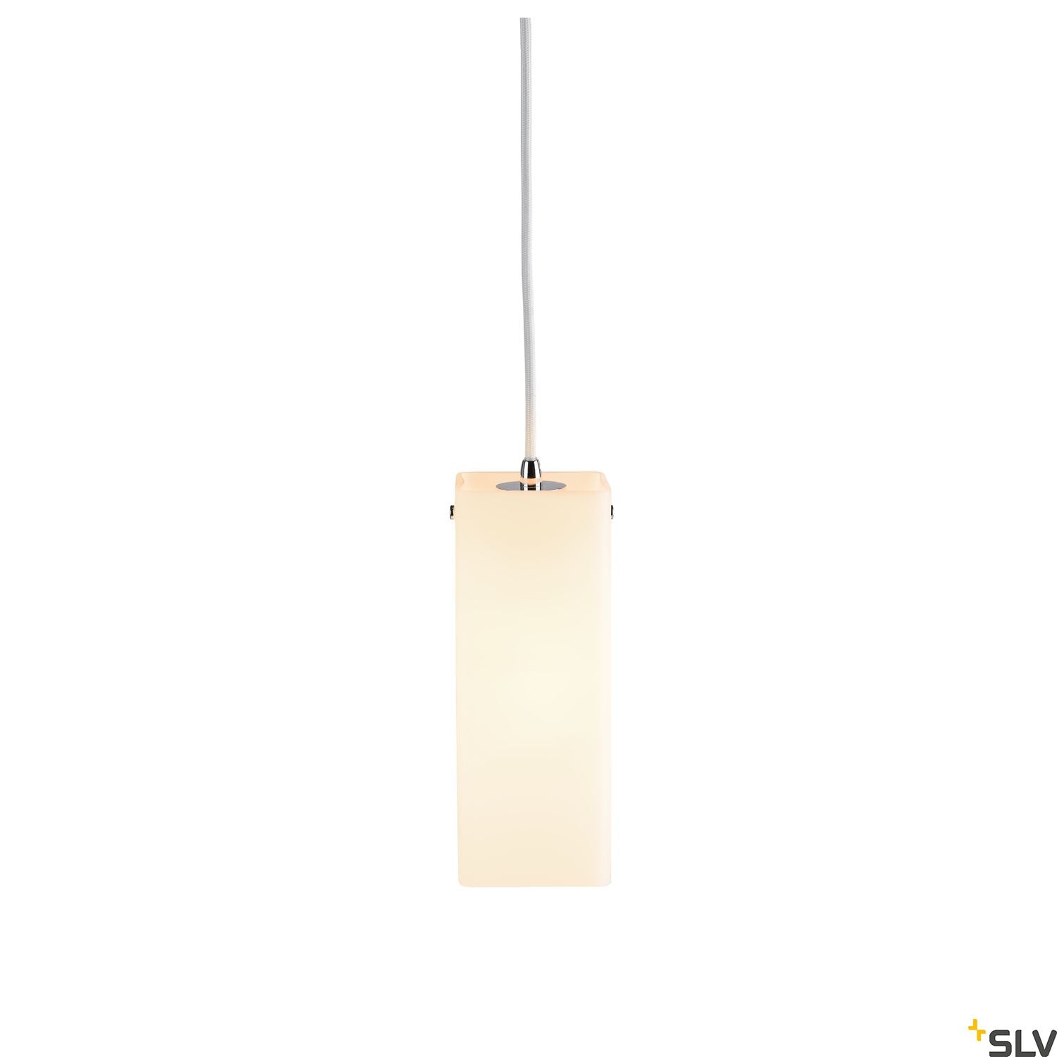 SLV QUADRASS Indoor pendant E27 white 1003432