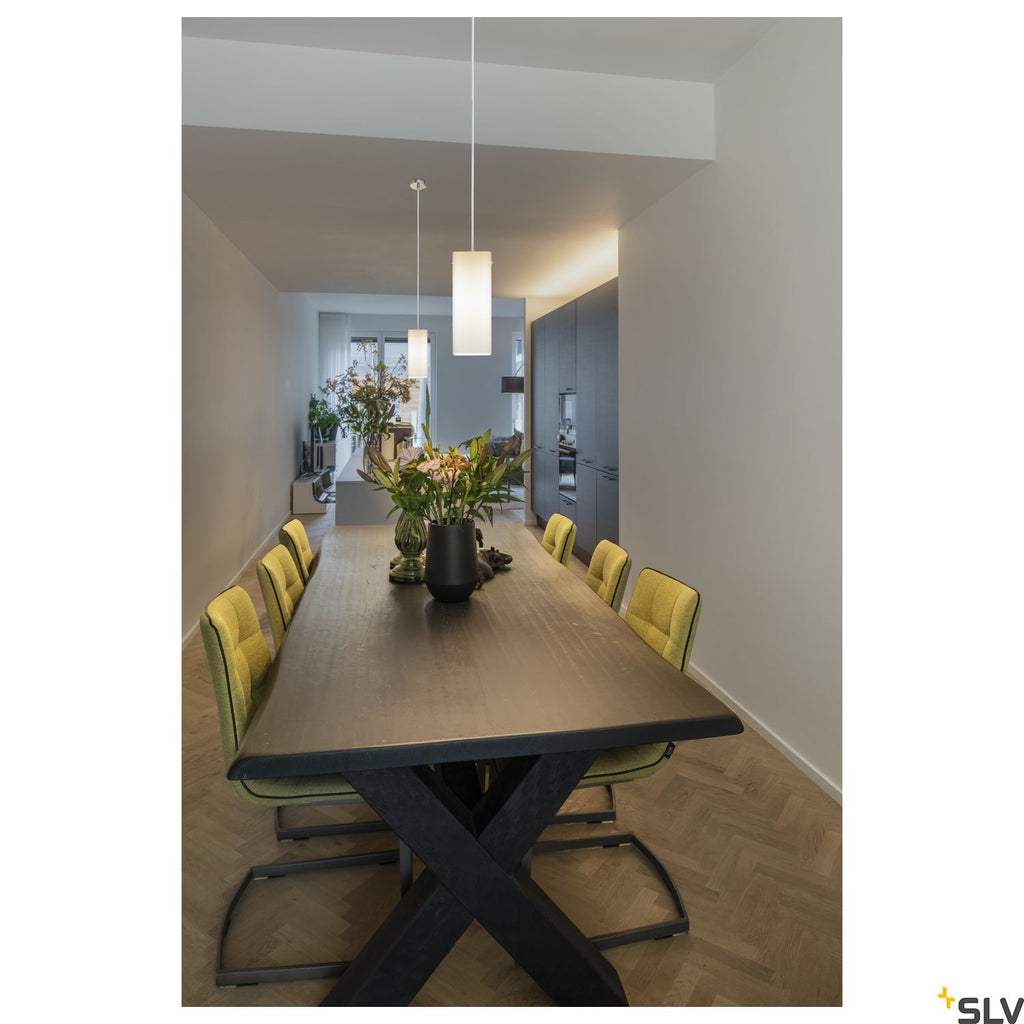 SLV QUADRASS Indoor pendant E27 white 1003432
