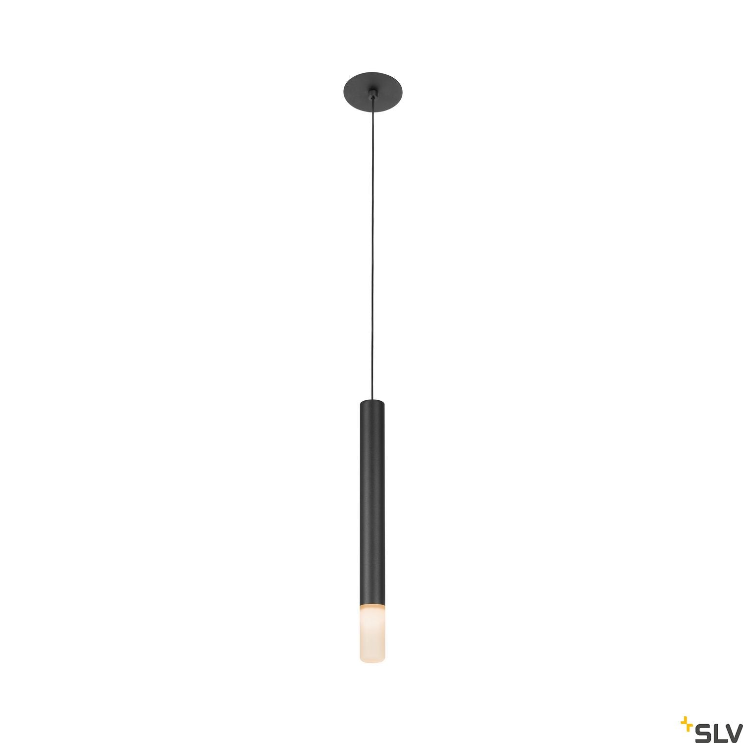 SLV HELIA AMBIENT 35 indoor LED pendant black without canopy 1003435