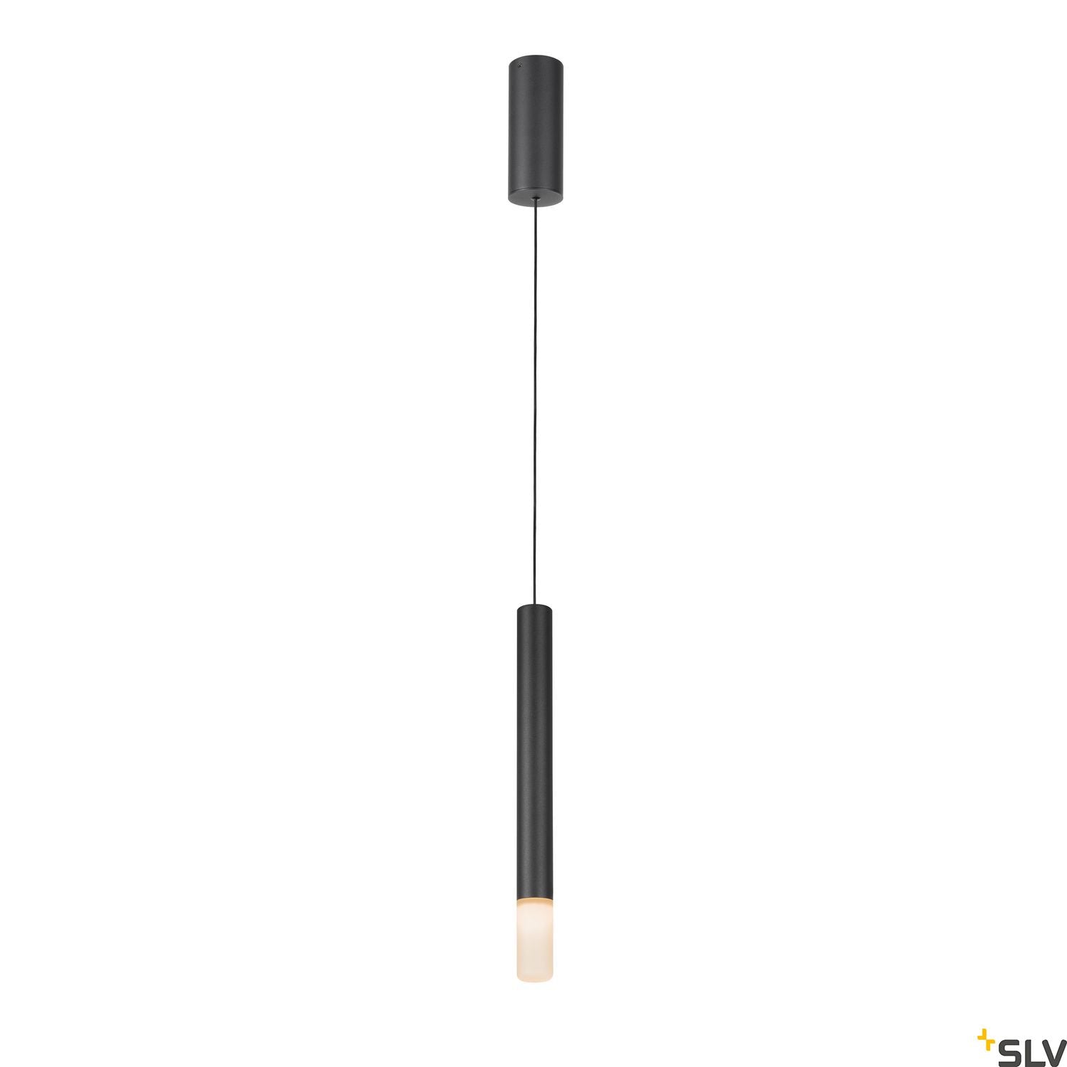 SLV HELIA AMBIENT 35 indoor LED pendant TRIAC black with canopy 1003436
