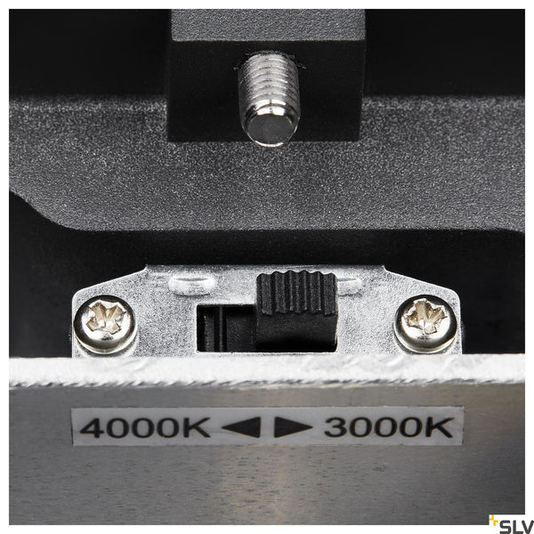 SLV ENOLA SQUARE L single outdoor LED surface-mounted wall light anthracite CCT 3000/4000K 1003437