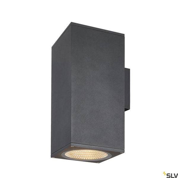 SLV ENOLA SQUARE UP/DOWN L outdoor LED surface-mounted wall light anthracite CCT 3000/4000K 1003438