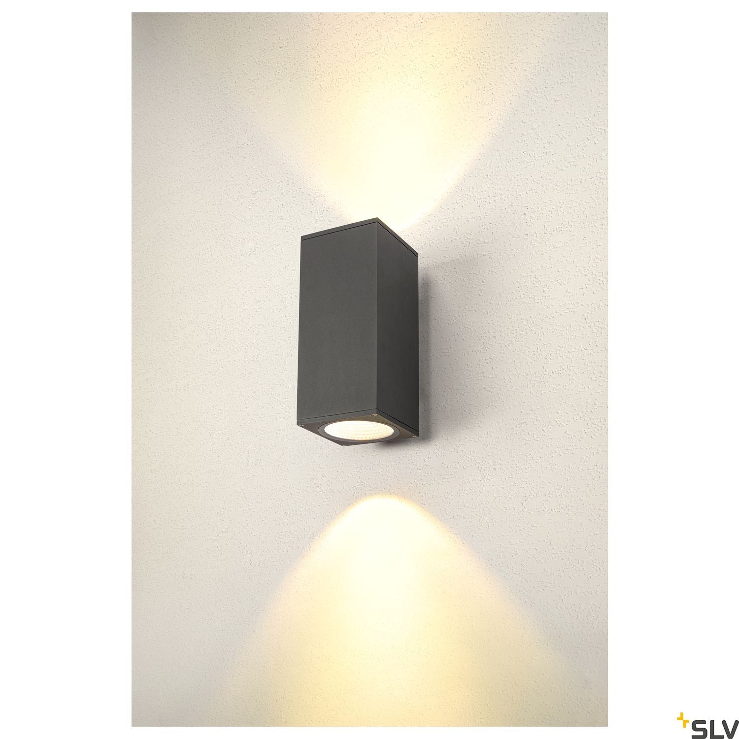 SLV ENOLA SQUARE UP/DOWN L outdoor LED surface-mounted wall light anthracite CCT 3000/4000K 1003438