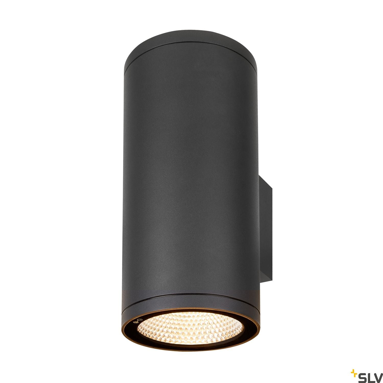 SLV ENOLA ROUND UP/DOWN L outdoor LED surface-mounted wall light anthracite CCT 3000/4000K 1003441