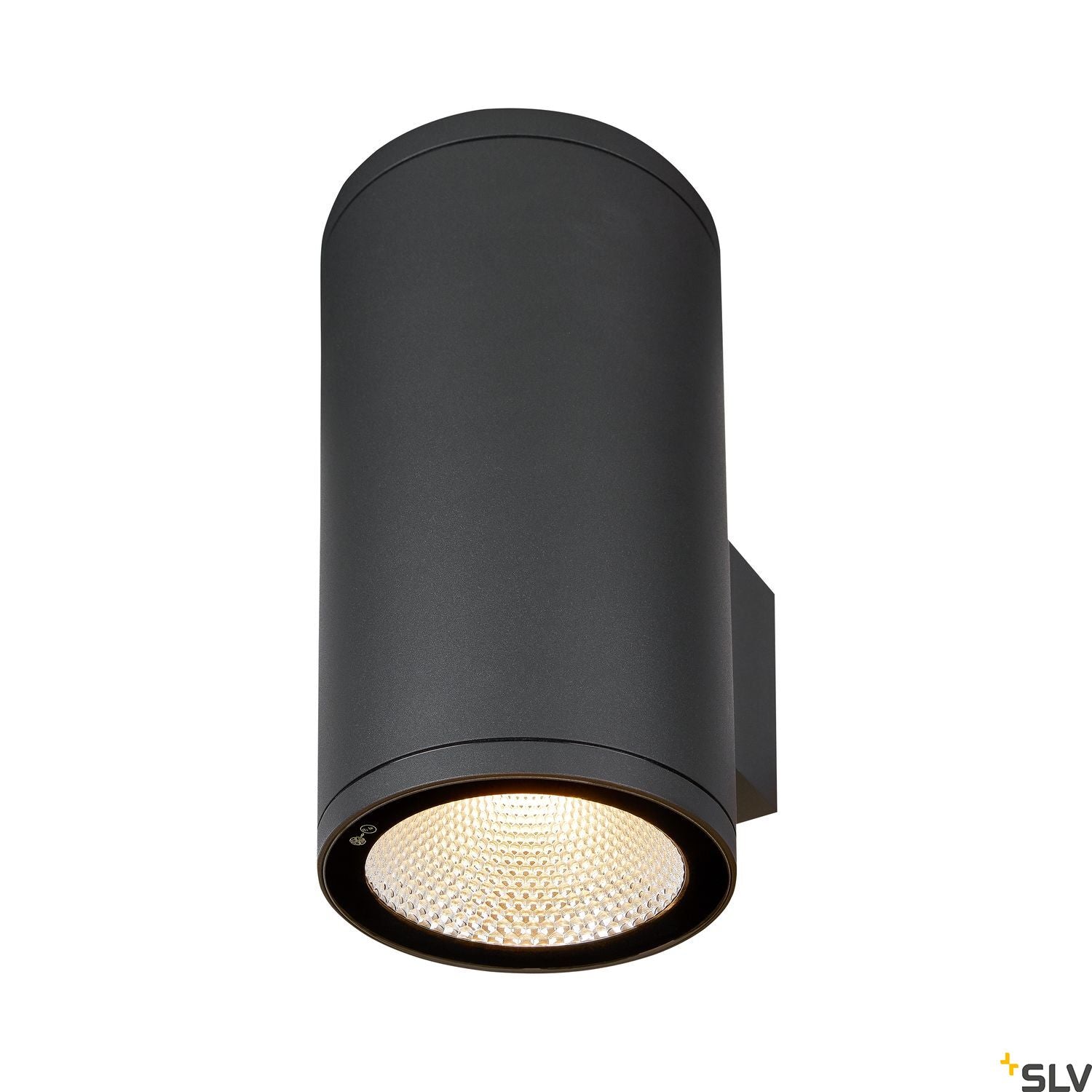 SLV ENOLA ROUND UP/DOWN L outdoor LED surface-mounted wall light anthracite CCT 3000/4000K 1003441